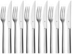 12 couteaux et fourchettes à steack NUOVA