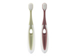 2 brosses à dent d'apprentissage Vert Et Mauve