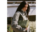 Petit sac à main Elena en cuir grainé