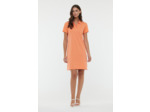 Robe polo basique en piqué de coton organique