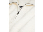 Pull écru en laine mélangée ecru