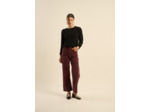 Pantalon en velours à coupe droite