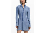 Robe À Manches Longues En Denim – Femme
