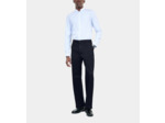 Pantalon Large En Coton Bleu Marine dark navy