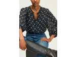 Chemise fluide imprimé bicolore - AINA
