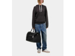 Hoodie En Maille Delavee Effet Vintage black washed