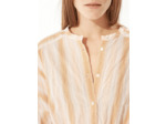 Robe rayures orangees