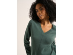 Pull col V en laine