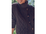Gilet sans manches BARNEY en laine torsadée