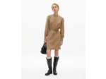 Robe courte a lanches longues brown