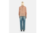Top En Soie Imprimé Fleuri camel / brown