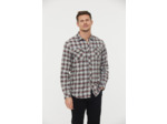 Chemise flanelle carreaux avec poches poitrine