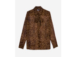 Chemise manche longue leopard