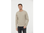 Pull en laine col rond effet moucheté