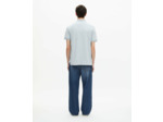 Polo manches courtes avec broderie blason baby blue