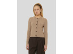 Cardigan Gaspard Noisette en Laine Merinos Extrafine