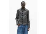 Veste droite style officier dark grey