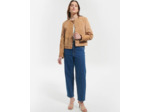 Veste Verveine Beige en cuir