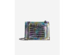 Sac Emily Chaîne En Cuir Irisé Multicouleur multicolore/black