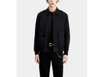 Blouson avec col poches plaquees devant black