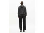 Sweat a capuche avec print devant black washed