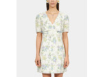 Robe Courte Imprimée Avec Fronces light blue/white