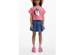 T-Shirt À Manches Courtes En Maille – Fille