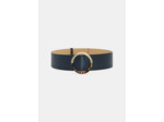 Ceinture Lauren bleu nuit en cuir