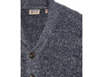 Cardigan en maille côtelée à col châle