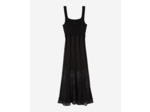 Robe longue a bretelles black