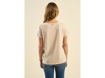 Tee-shirt col V en coton