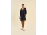 Robe courte col bijou