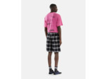 Short a carreaux black grey white