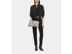 Pantalon Droit Detail Bande Cote black
