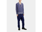 Chemise A Manches Longues Col Requin blue
