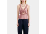 Top Lilas Avec Guipure wood kaki