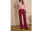 Pantalon flare en velours LUNA