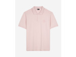 Polo manches courtes avec broderie blason lila