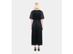 Robe Longue En Jersey Métallisé Noir black