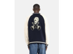 Cardigan zippe dark navy-ecru