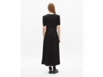 Robe longue en jacquard noire black