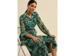 Robe longue imprimée