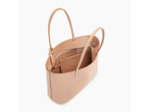 Grand sac cabas Louise en cuir grainé