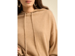 Pull à capuche en cachemire