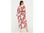 Robe LABIA Ivory AOP Flower