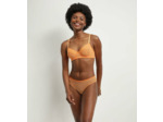 Soutien-gorge à armatures en tulle orange et pois lurex Shiny Mesh