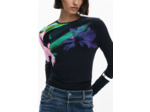 T-Shirt À Manches Longues En Maille – Femme