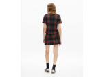 Jupe courte motif tartan rouge et noire rouge
