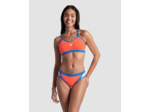 Maillot de bain 2 pièces arena Performance Icons Solid Cross Back pour femmes
