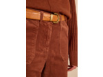 Pantalon SELYNA en velours de coton
